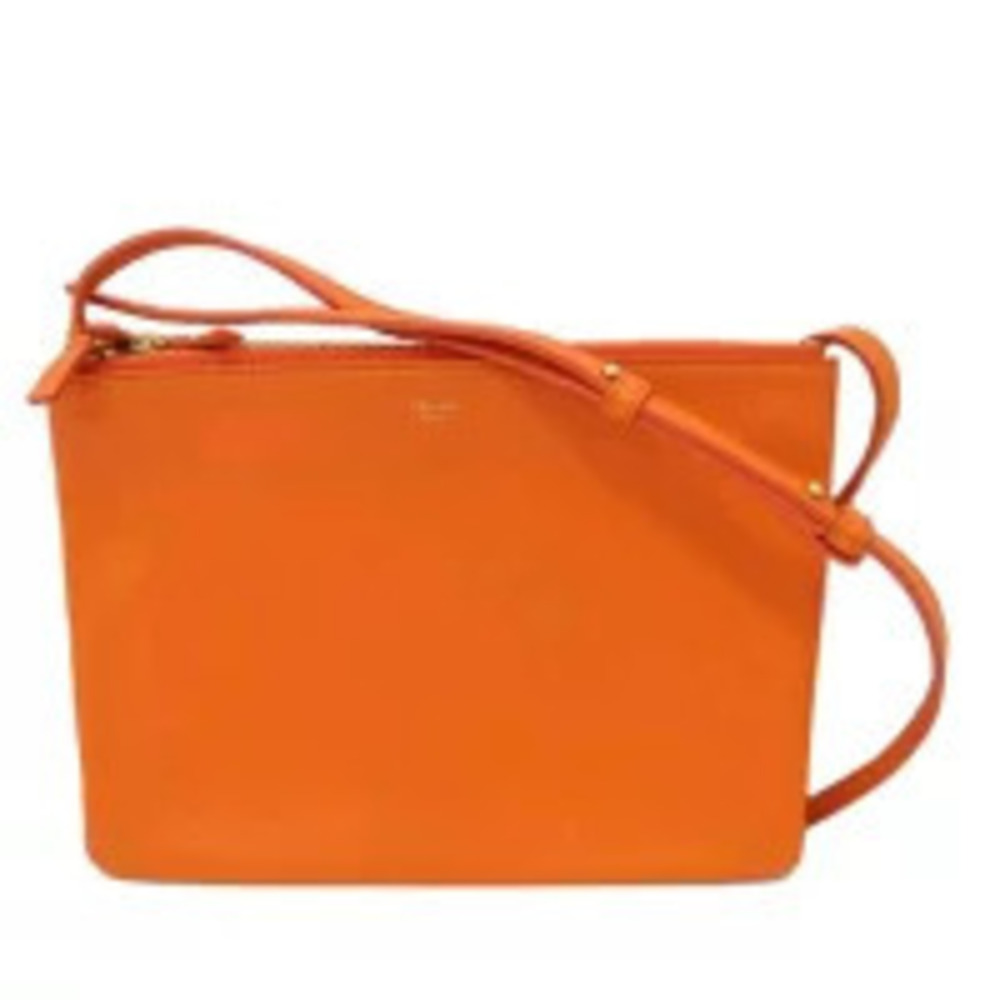 CELINE Trio Shoulder Bag Orange CU